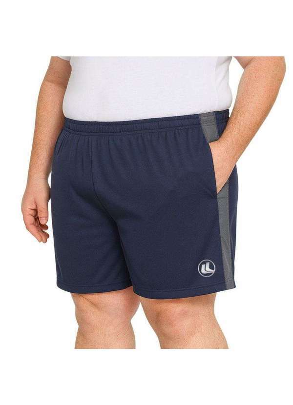 Vista 2 Bermuda Esporte Legal Line Plus Size Masculina Azul Esporte Legal