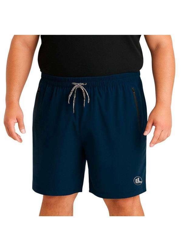 Vista 2 Bermuda Esporte Legal Plus Size Masculina Azul Esporte Legal