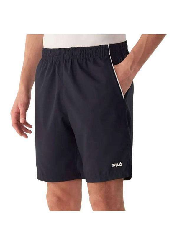 Vista 2 Bermuda Fila Train Ii 8 Masculina Preto Fila