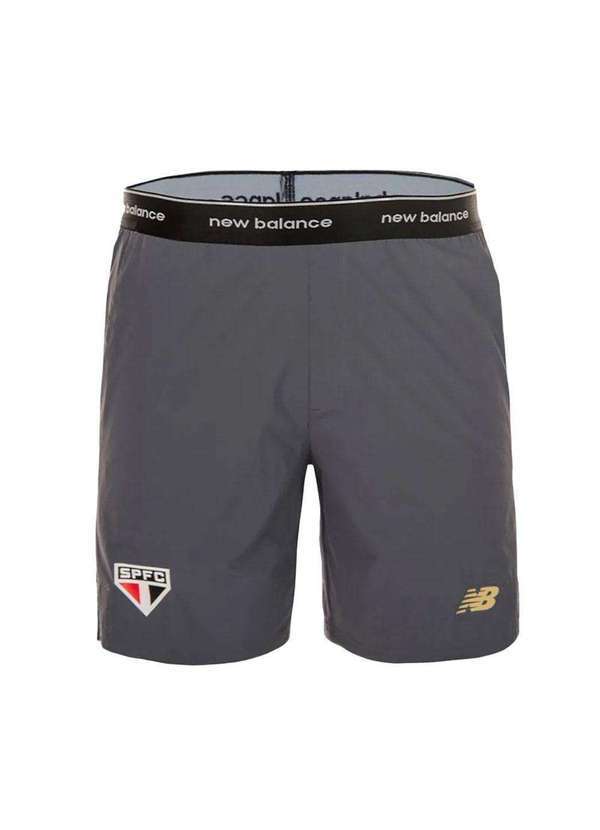 Vista 2 Bermuda New Balance São Paulo Viagem 2025/26 Masculina Cinza New Balance