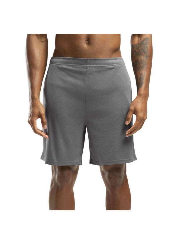 Vista 2 Bermuda Olympikus Basic Mesh 7 Masculina Cinza OLYMPIKUS