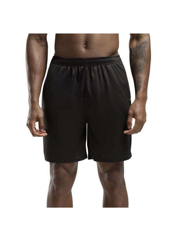 Vista 2 Bermuda Olympikus Basic Mesh 7 Masculina Preto OLYMPIKUS