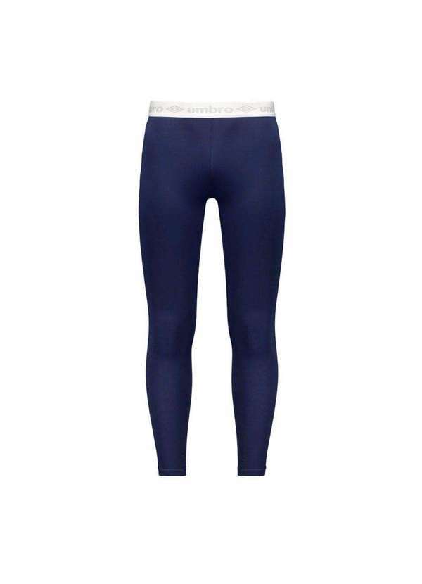Vista 2 Calça Térmica Umbro Clubes 2024 Masculina Azul Umbro