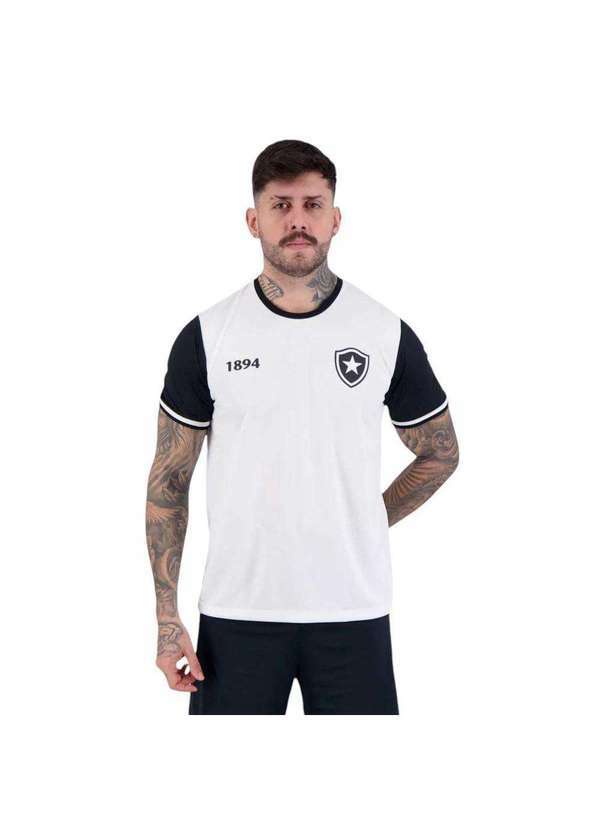Vista 2 Camisa Botafogo Braziline Troféu Masculina Branco braziline