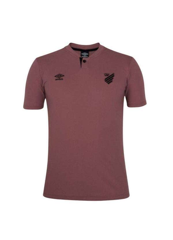 Vista 2 Camisa Polo Umbro Athletico Paranaense Viagem 2024/25 Masculina Vermelho Umbro