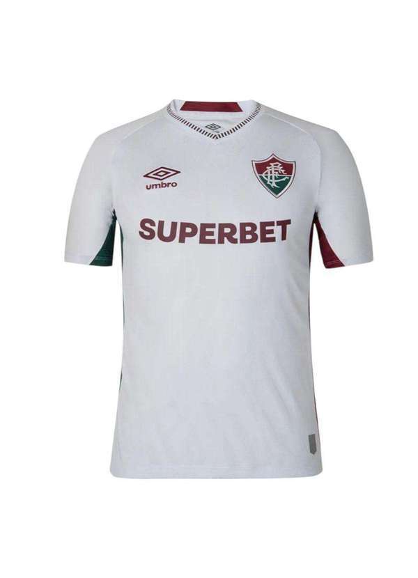 Vista 2 Camisa Umbro Fluminense Ii 2025/26 Masculina Branco Umbro