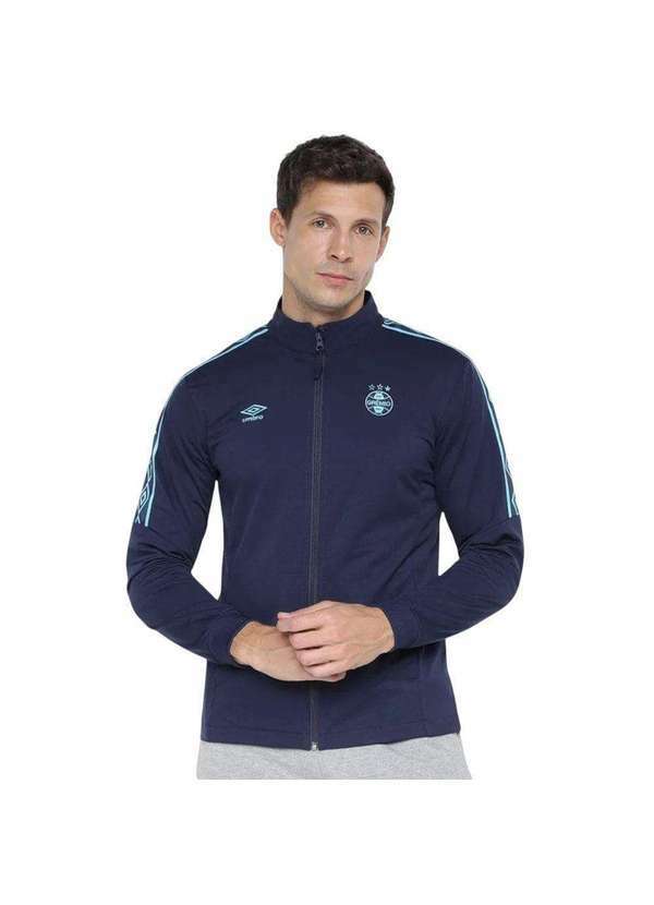 Vista 2 Jaqueta Umbro Grêmio Viagem 2024/25 Masculino Azul Umbro