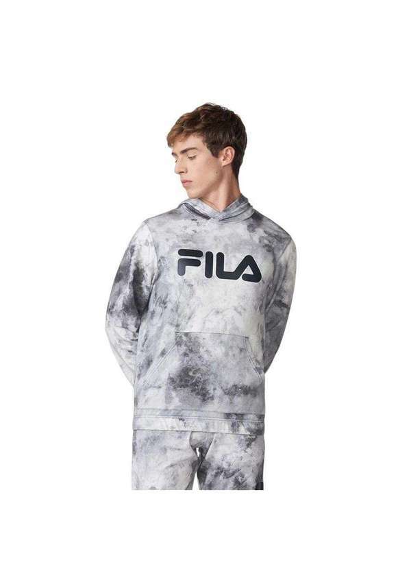 Vista 2 Casaco Fila Letter Skymasculino Cinza Fila