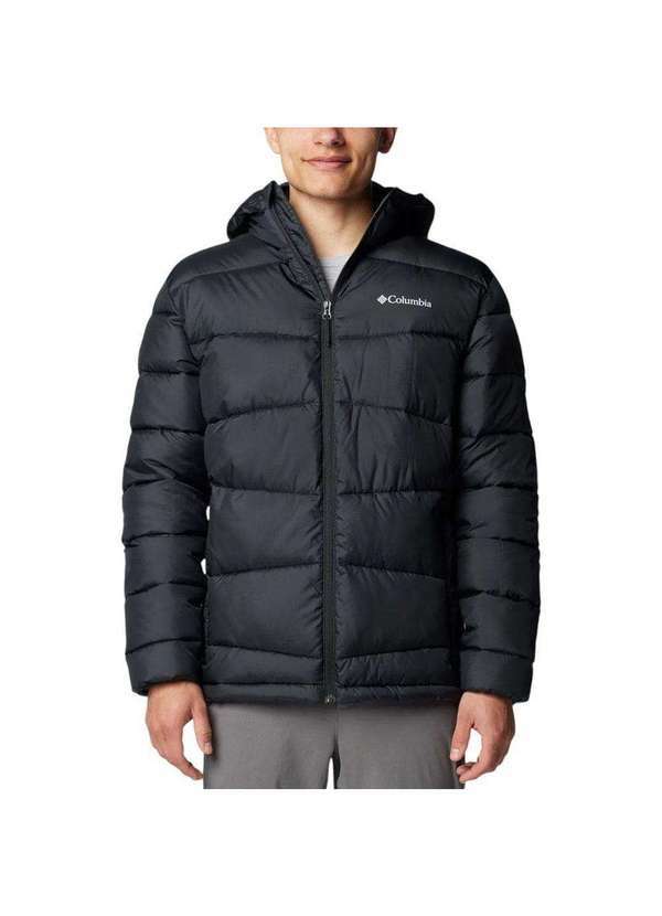 Vista 2 Jaqueta Columbia Fivemile Butte Ii Hooded Masculina Preto Columbia