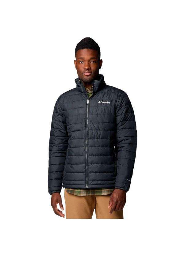 Vista 2 Jaqueta Columbia Powder Lite Ii Masculina Preto Columbia