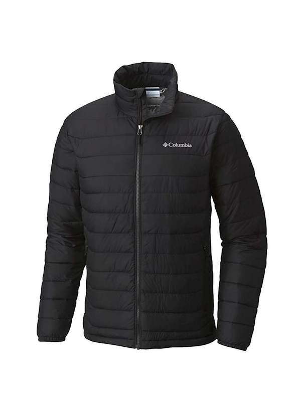 Vista 2 Jaqueta Columbia Powder Lite Masculina Preto Columbia