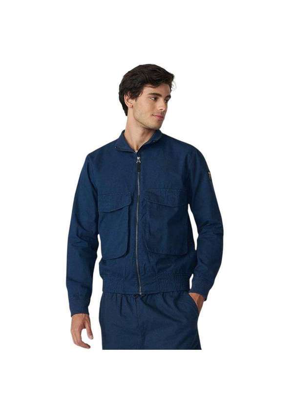 Vista 2 Jaqueta Fila Alpha Masculina Azul Fila