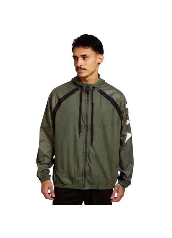 Vista 2 Jaqueta Fila Color Block Letter Masculina Verde Fila