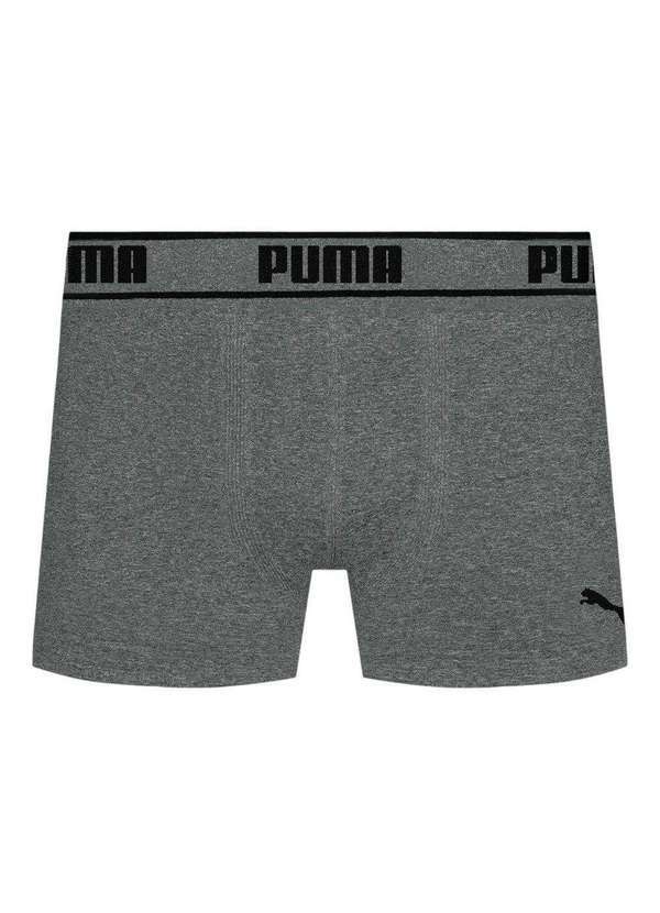 Vista 2 Cueca Puma Boxer sem Costura Masculina Verde Puma