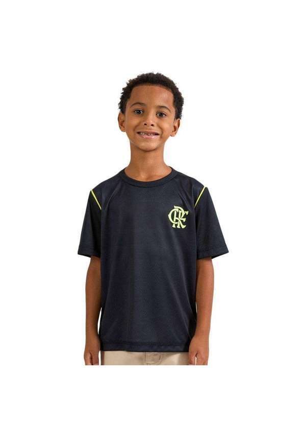 Vista 2 Camisa Braziline Flamengo Ser Infantil Preto braziline