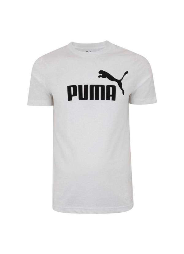Vista 2 Camiseta Puma Ess No.1 Logo Tee Infantil Branco Puma