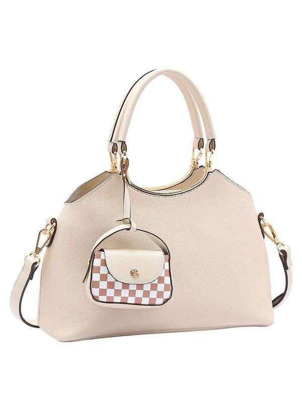 Vista 2 Bolsa Feminina Chenson Cg84998 - Marfim Chenson