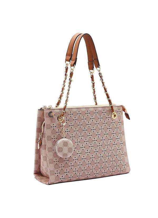 Vista 2 Bolsa Feminina Chenson Cg85023 - Bege Chenson
