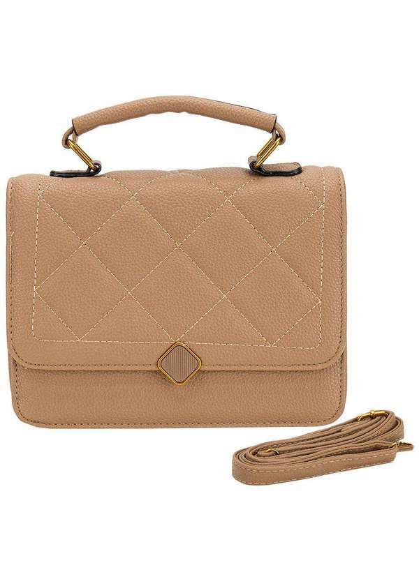 Vista 2 Bolsa Feminina H.E Sx-6031 Caqui H.e