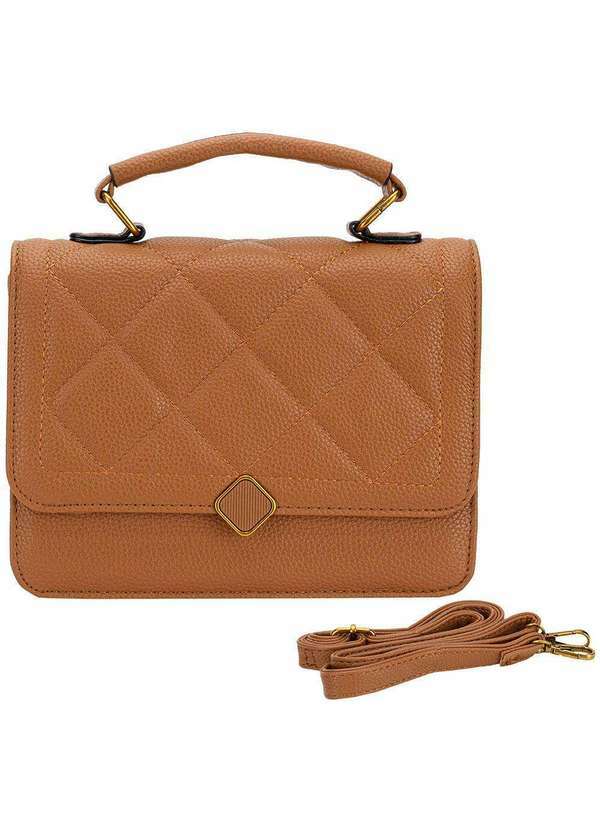 Vista 2 Bolsa Feminina H.E Sx-6031 Caramelo H.e