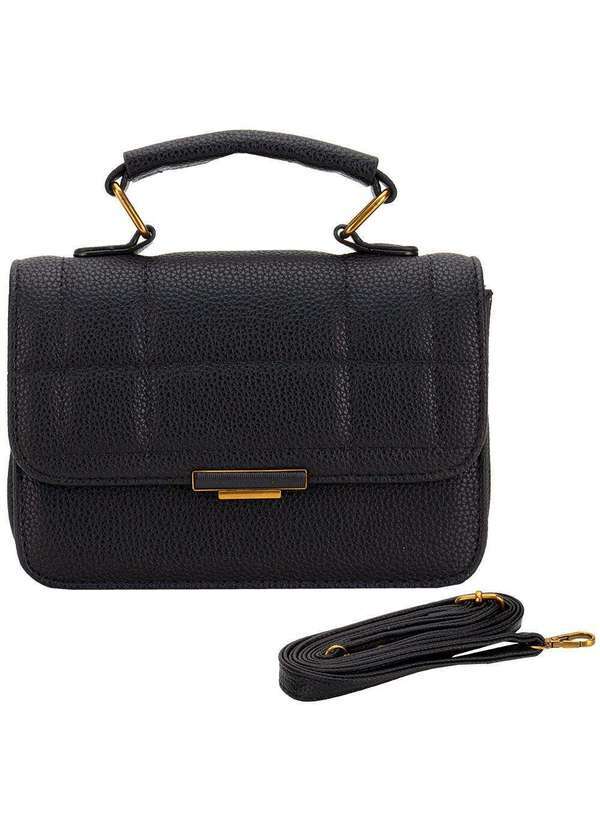 Vista 2 Bolsa Feminina H.E Sx-6033 Preto H.e
