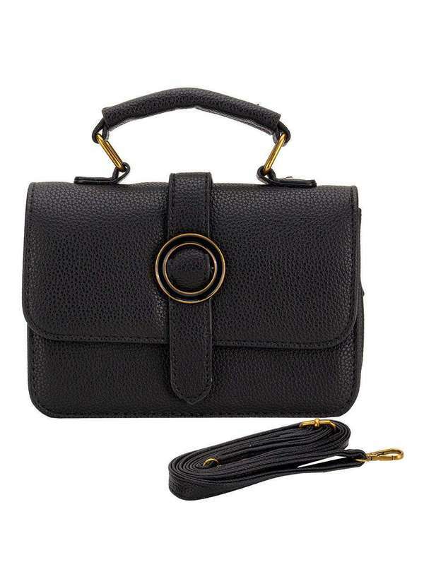 Vista 2 Bolsa Feminina H.E Sx-6037 Preto H.e