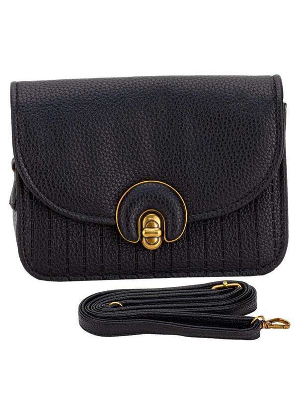 Vista 2 Bolsa Feminina H.E Sx6027 - Preto