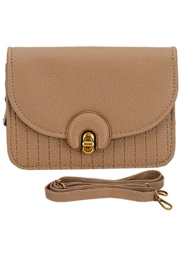 Vista 2 Bolsa Feminina H.E Sx6027 - Camel