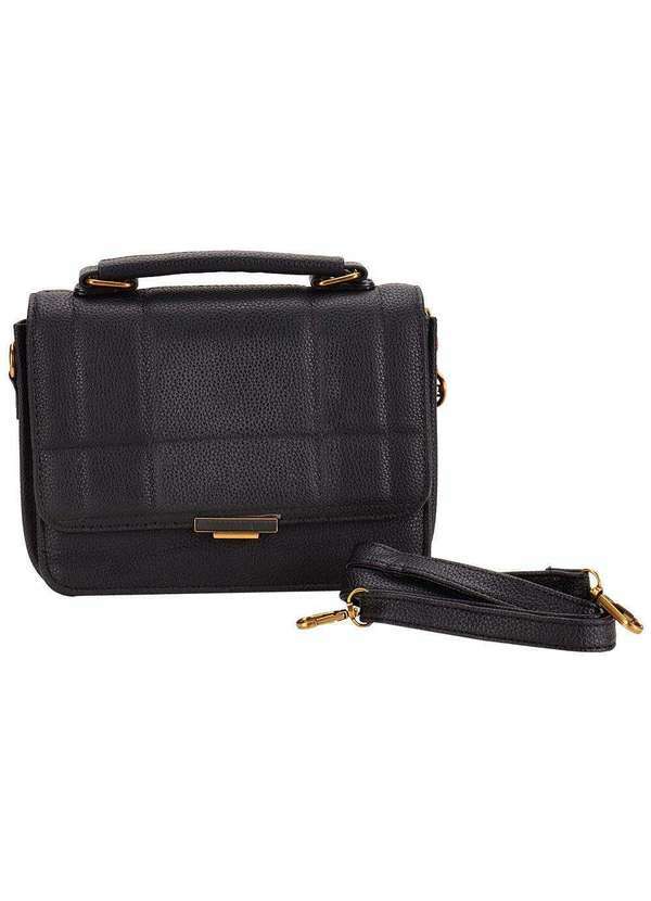 Vista 2 Bolsa Feminina H.E Sx6033 Preto H.e