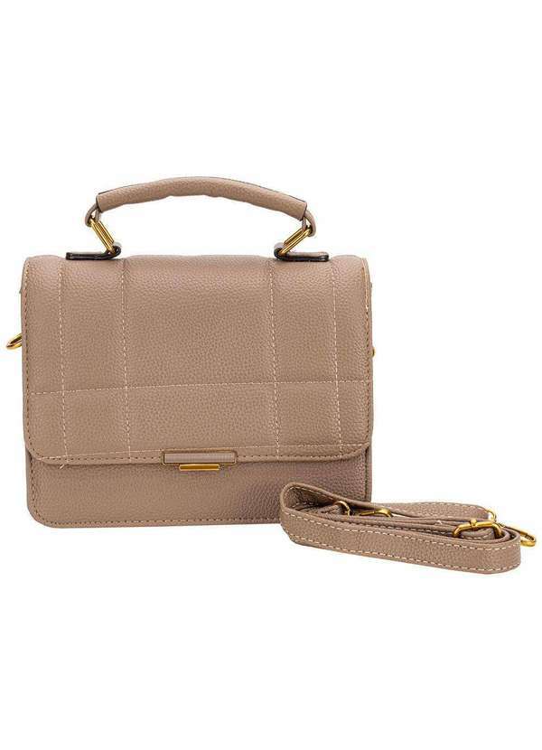 Vista 2 Bolsa Feminina H.E Sx6033 Taupe H.e