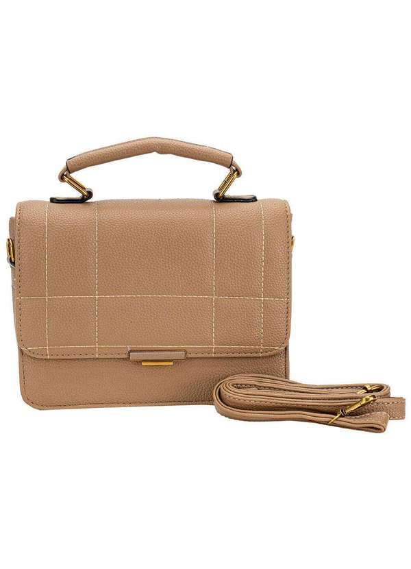Vista 2 Bolsa Feminina H.E Sx6033 Caqui H.e