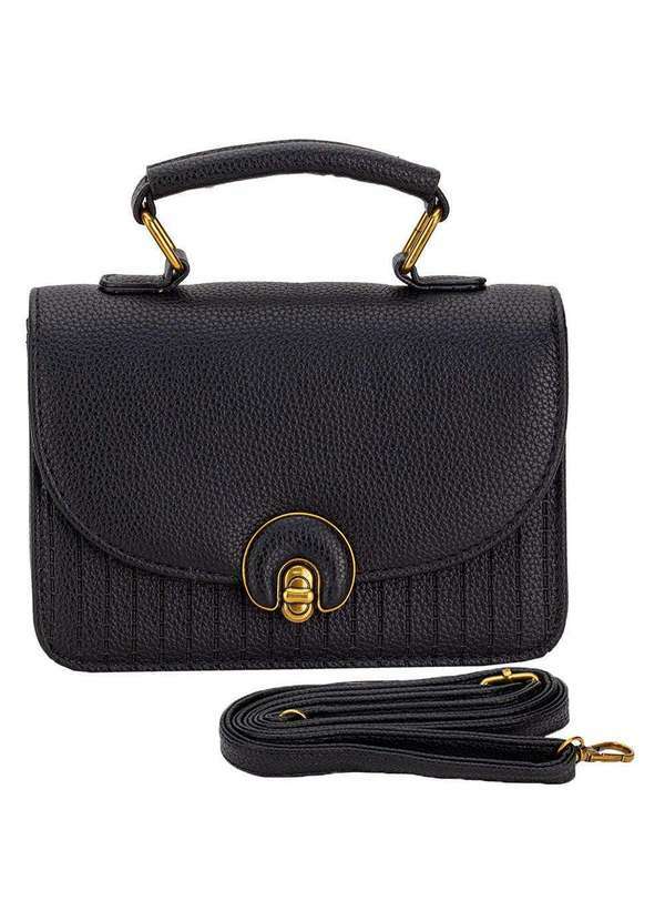 Vista 2 Bolsa Feminina H.E Ww0118 - Preto H.e