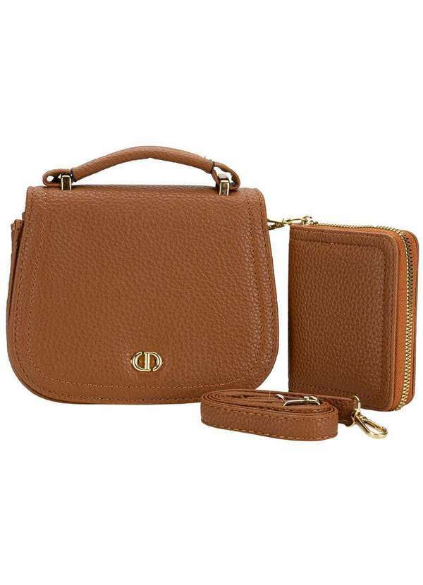 Vista 2 Bolsa Feminina H.E Ww0118 Caramelo H.e