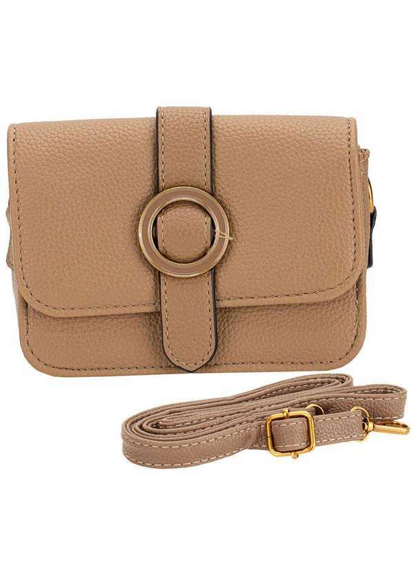 Vista 2 Bolsa Feminina Pequena H.E Sx-6037 Caqui H.e