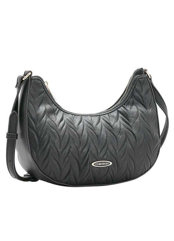 Vista 2 Bolsa Feminina Transversal Chenson Cg84446 - Preto