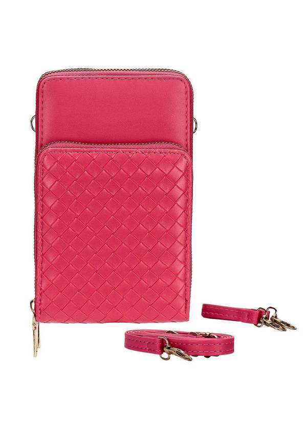 Vista 2 Bolsa Feminina Transversal Fuseco - Wbfs84131 - Pink