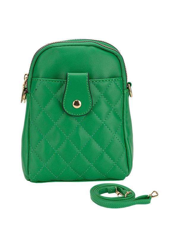 Vista 2 Bolsa Feminina Transversal Fuseco Wbft81007 - Verde