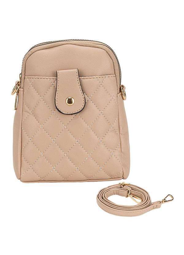 Vista 2 Bolsa Feminina Transversal Fuseco Wbft81007 - Bege