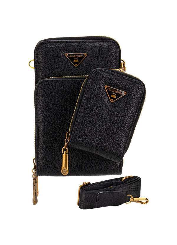 Vista 2 Bolsa Feminina Transversal H.E H2010 Preto 01