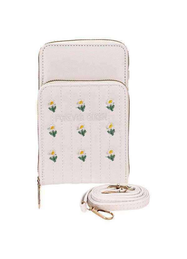 Vista 2 Bolsa Feminina Transversal H.E Pr1033 - Branco