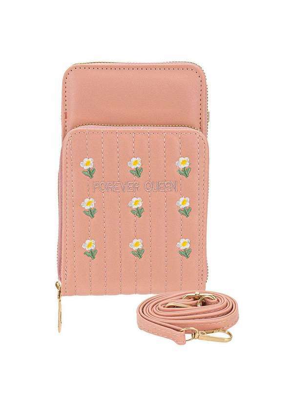 Vista 2 Bolsa Feminina Transversal H.E Pr1033 - Rosa