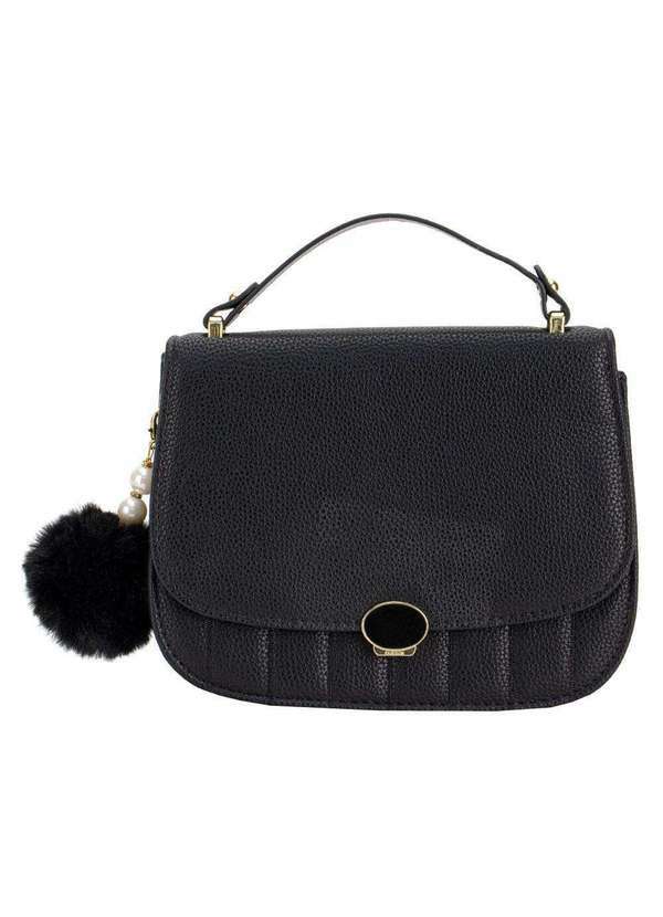 Vista 2 Bolsa Feminina Transversal H.E Ww115 - Preto