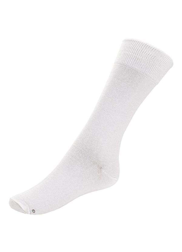 Vista 2 Meia Social Sportwear Lupo 1275 Branco