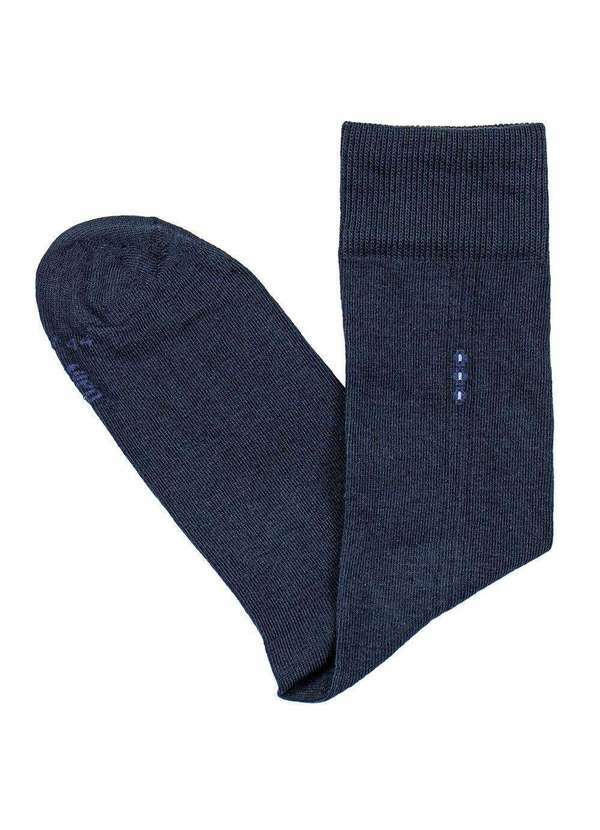 Vista 2 Meia Social Sportwear Lupo 1275 Marinho Lupo