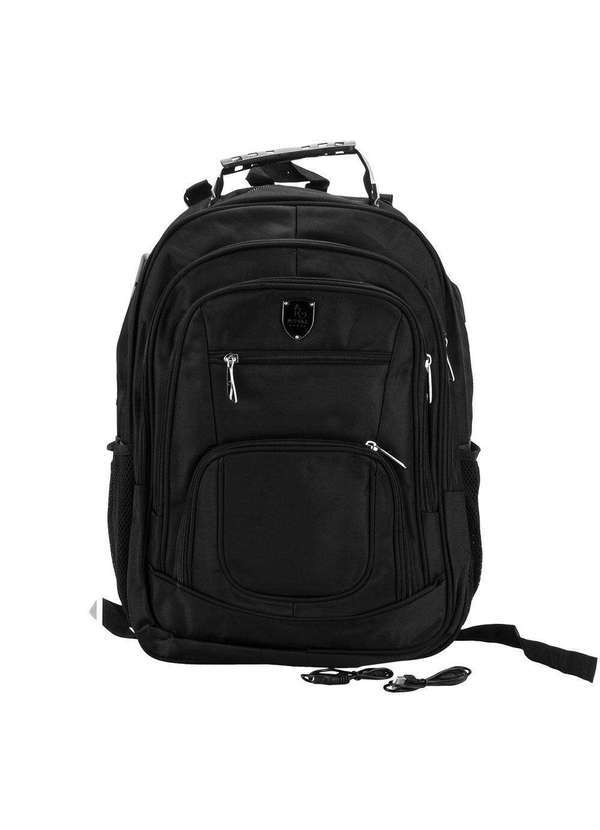 Vista 2 Mochila Masculina Royal Style 3506 - Preto