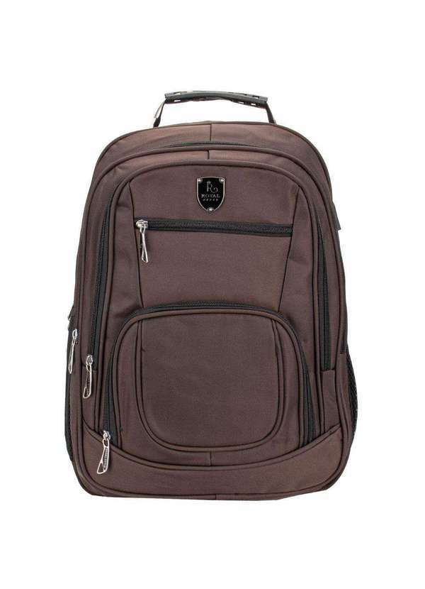 Vista 2 Mochila Masculina Royal Style 3506 - Café