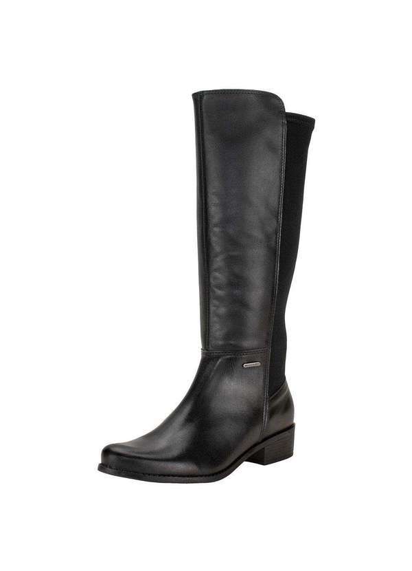 Vista 2 Bota Feminina Cano Alto Bottero 345801 - Preto Bottero