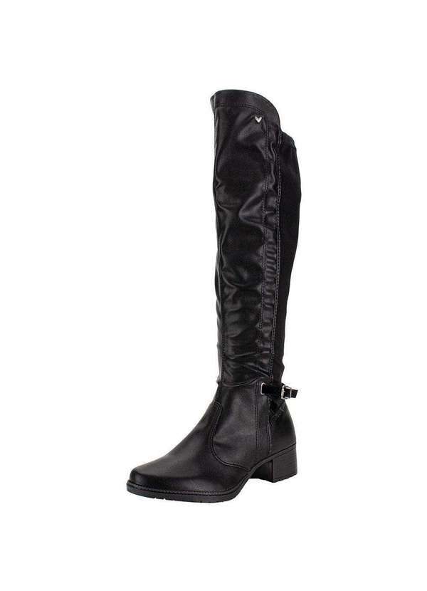 Vista 2 Bota Feminina Cano Alto Mississipi Me121 - Preto MISSISSIPI