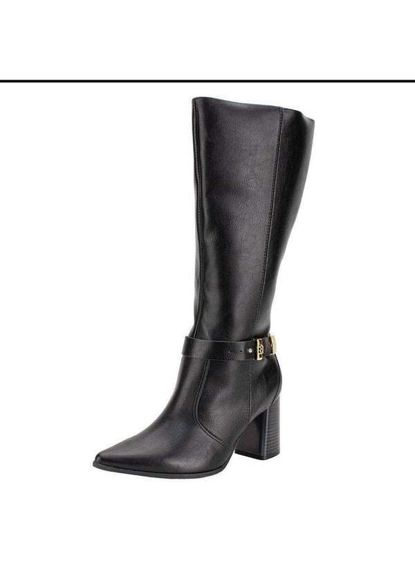 Vista 2 Bota Feminina Cano Alto Ramarim 2568131 - Preto RAMARIM