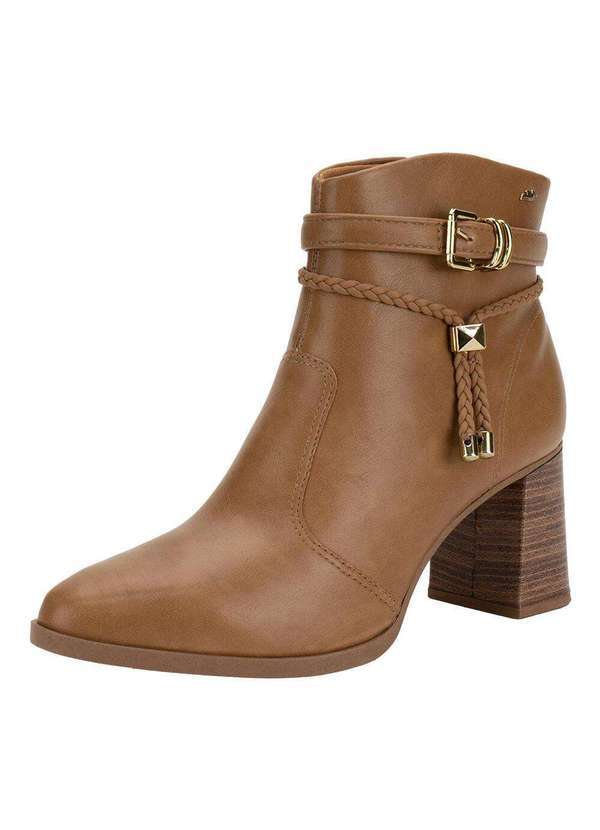 Vista 2 Bota Feminina Cano Baixo Dakota Da781 - Camel Dakota
